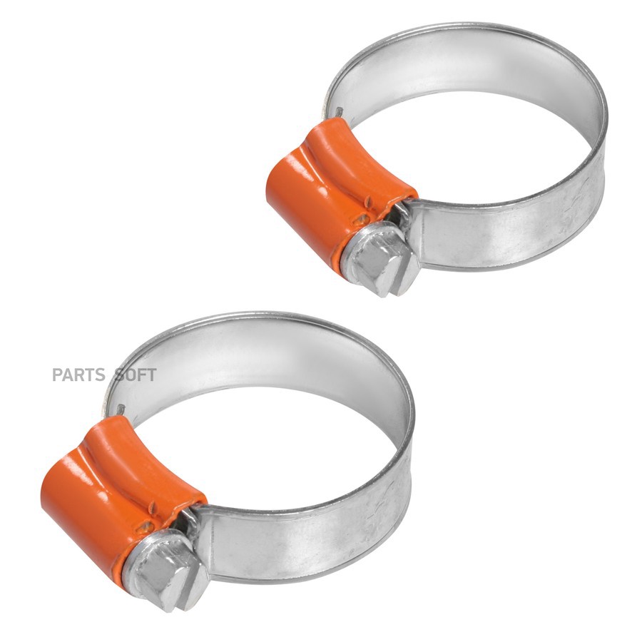 Хомут на патрубки AIRLINE червячный 20-32 мм (W1 оцинкованный, усиленный, ширина 11,7 мм, 2 шт.) - AIRLINE None None